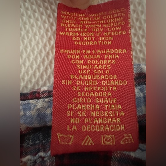 Disney Jerry Leigh Blue and Red Plaid Shirt size 22W/24W - Picture 15 of 16